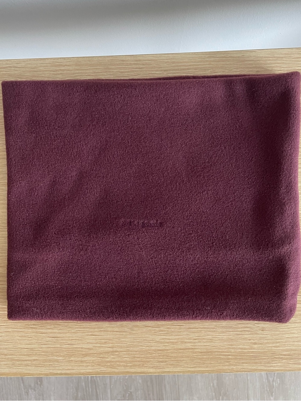 Patagonia micro D gaiter neck warmer fleece buff berry brown
